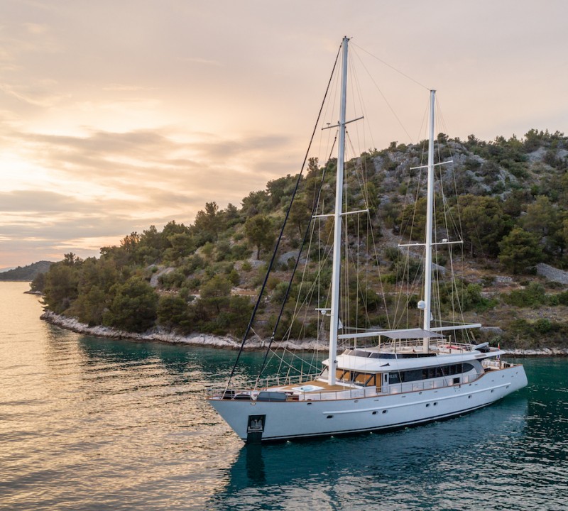 Charter sailing yacht ZanZiba, a modern gulet with classic charm, in